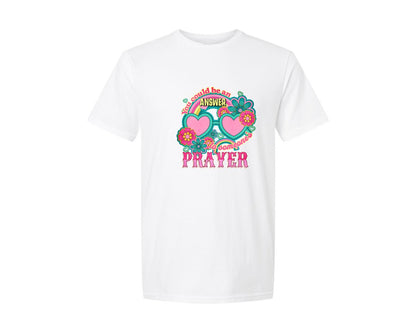 brand:Generic|color:White|retro-jesus-could-be-an-you-prayer-graphic-t-shirt