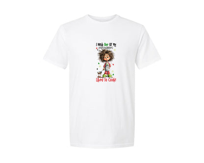 brand:Generic|color:White|housewife-christmas-cooking-christmas-graphic-t-shirt