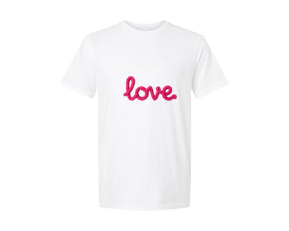 brand:Generic|color:White|lovefluffy-faux-yarn-valentine-crochet-graphic-t-shirt