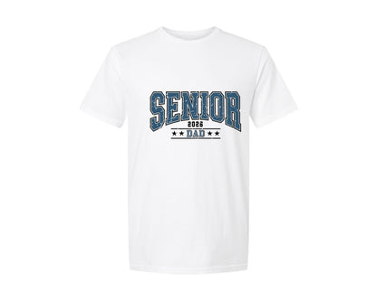 brand:Generic|color:White|senior-dad-2026-retro-senior-varsity-graphic-t-shirt