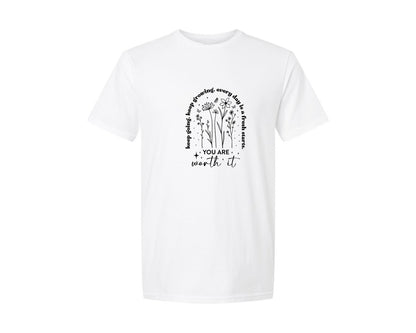 brand:Generic|color:White|inspirational-wildflower-boho-2-graphic-t-shirt