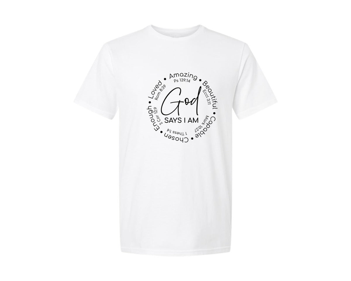 brand:Generic|color:White|god-says-i-am-her-worth-is-priceless-graphic-t-shirt