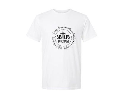 brand:Generic|color:White|sisters-in-christ-christian-sister-graphic-t-shirt