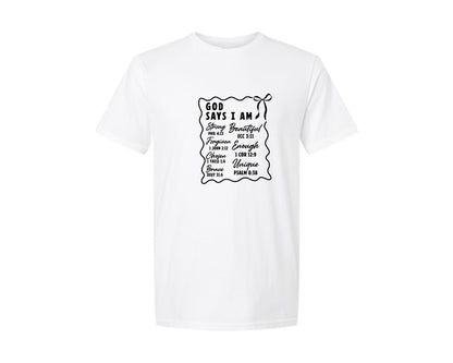 brand:Generic|color:White|christian-pnggod-says-i-am-coquette-graphic-t-shirt