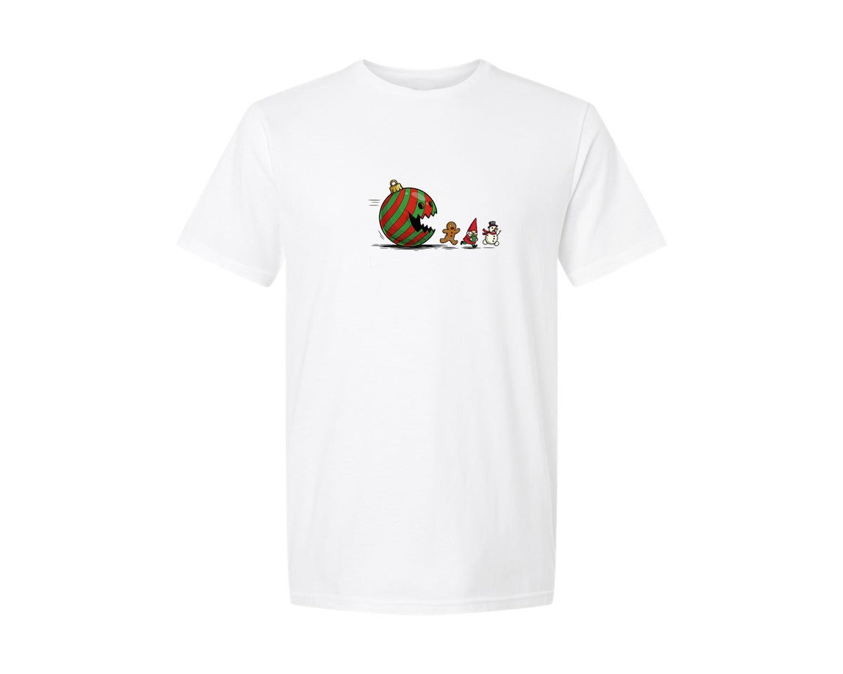 brand:Generic|color:White|christmas-ornament-ball-funny-gnome-graphic-t-shirt