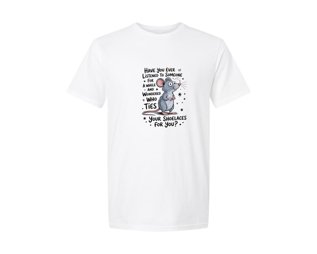 brand:Generic|color:White|funny-mouse-quote-sarcastic-animal-graphic-t-shirt
