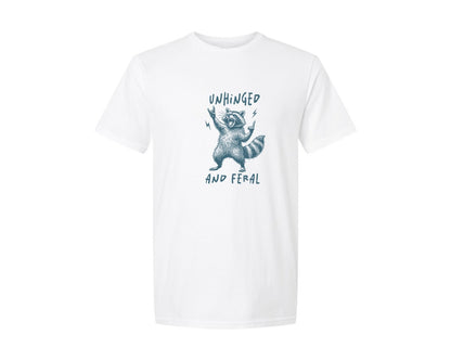 brand:Generic|color:White|sarcastic-funny-raccoon-graphic-t-shirt