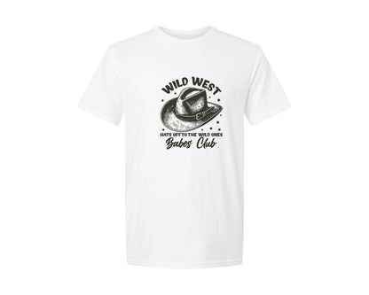 brand:Generic|color:White|wild-west-babes-club-cowgirl-graphic-t-shirt