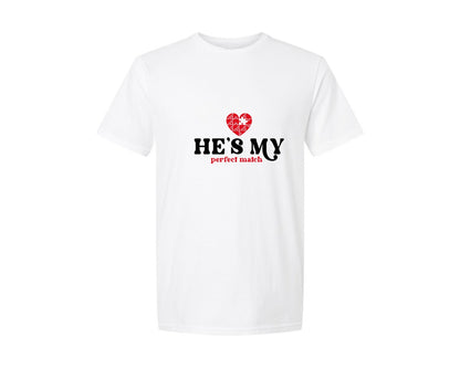 brand:Generic|color:White|hes-my-match-shes-my-match-valentine-graphic-t-shirt