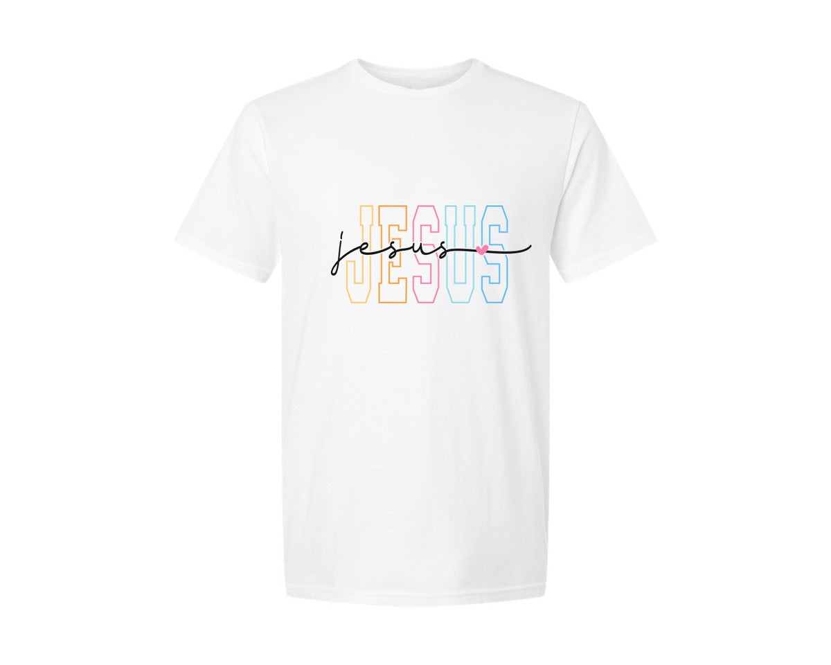 brand:Generic|color:White|jesus-christian-religious-faith-graphic-t-shirt