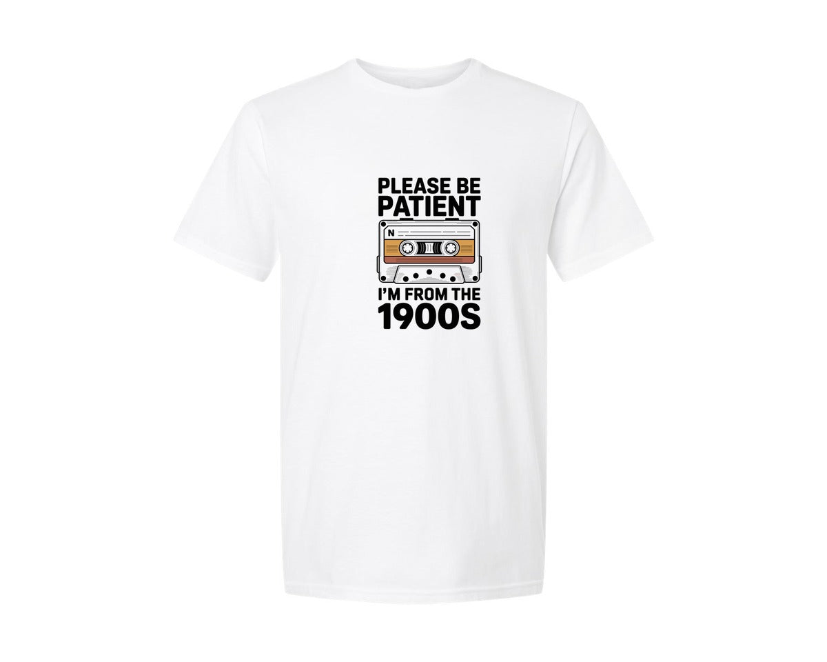brand:Generic|color:White|please-be-patient-with-me-3-graphic-t-shirt