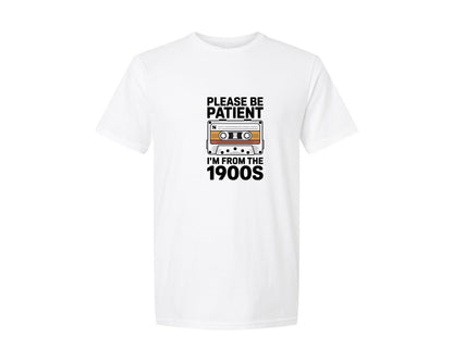 brand:Generic|color:White|please-be-patient-with-me-3-graphic-t-shirt