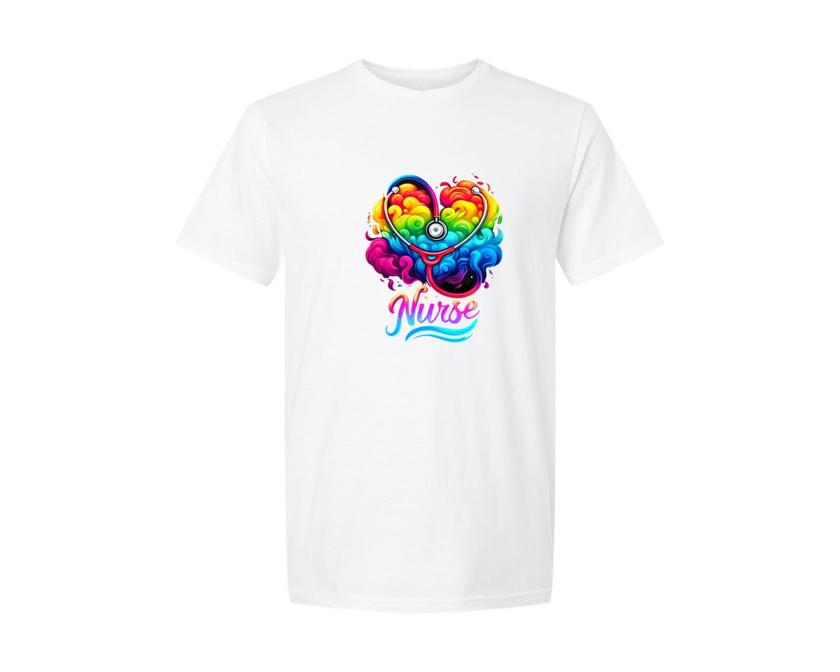 brand:Generic|color:White|beauty-nurse-life-design-for-nursing-graphic-t-shirt