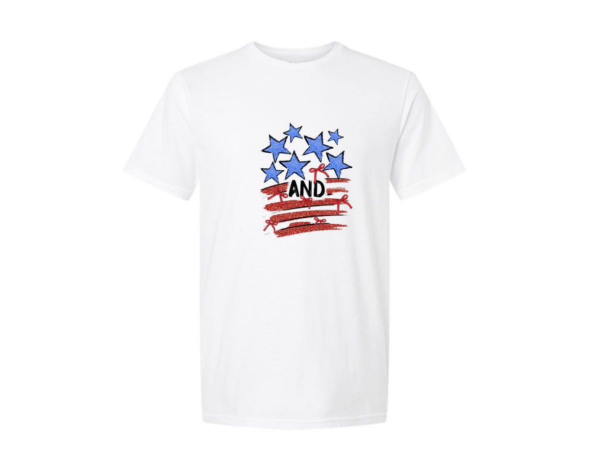 brand:Generic|color:White|retro-america-coquette-usa-2-graphic-t-shirt