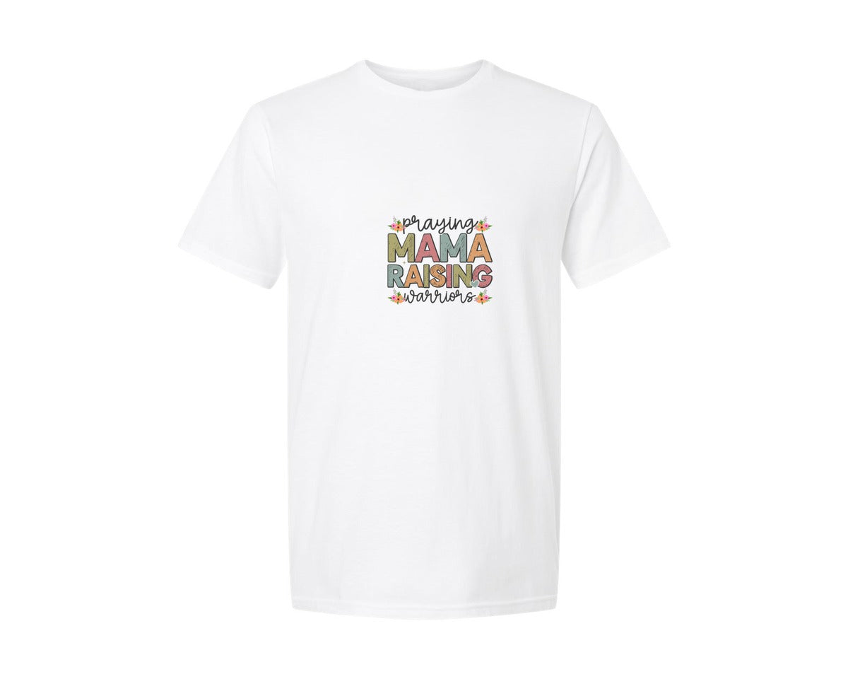 brand:Generic|color:White|christian-praying-mama-graphic-t-shirt
