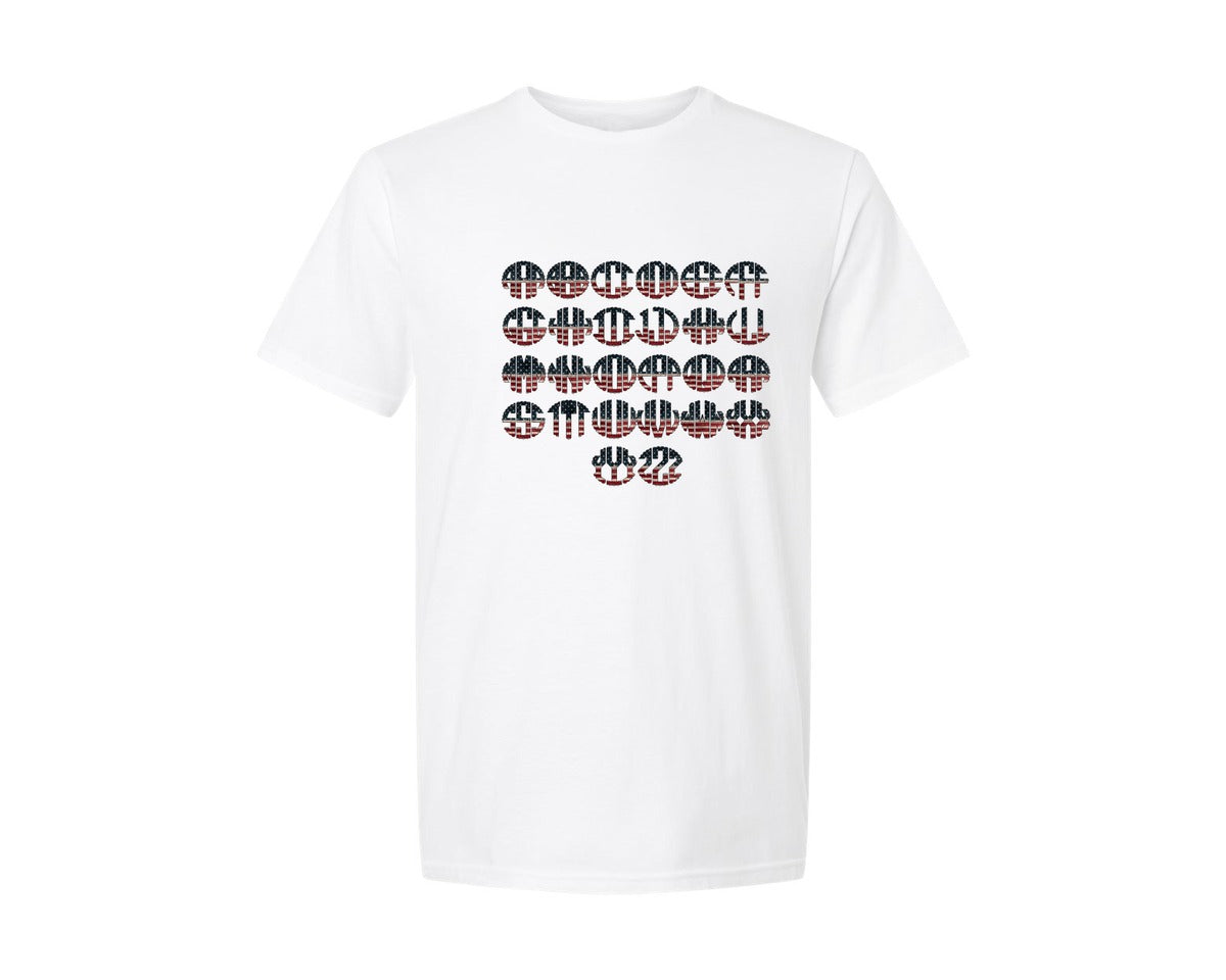 brand:Generic|color:White|vintage-usa-flag-wood-monogram-set-graphic-t-shirt