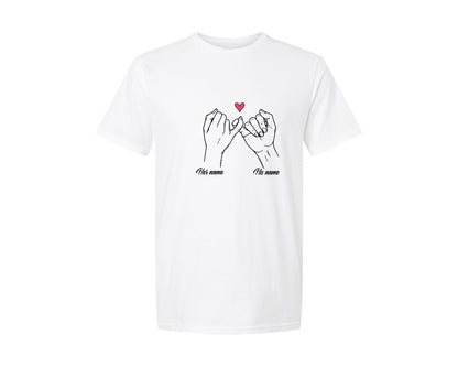 brand:Generic|color:White|holding-hands-couple-love-graphic-t-shirt