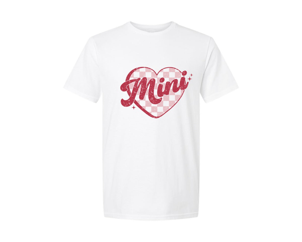 brand:Generic|color:White|mini-valentine-pngretro-checkered-heart-graphic-t-shirt