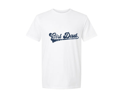 brand:Generic|color:White|girl-dad-fathers-day-dad-gift-idea-graphic-t-shirt