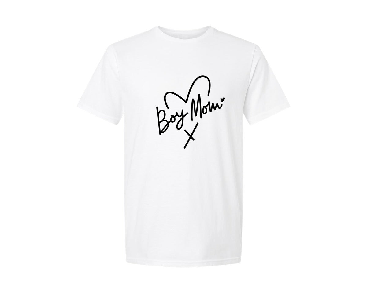brand:Generic|color:White|boy-mom-mothers-day-shirt-graphic-t-shirt