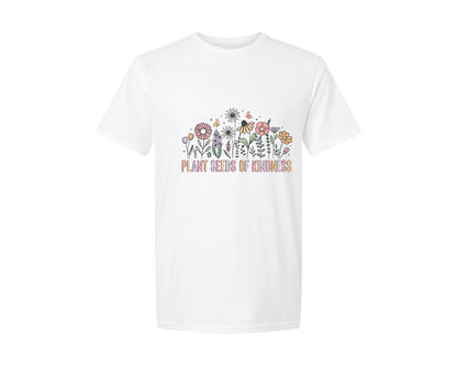 brand:Generic|color:White|teacher-plant-seeds-of-kindness-graphic-t-shirt