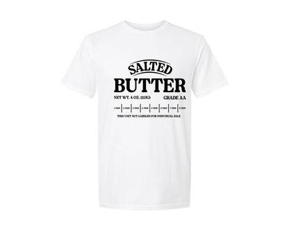 brand:Generic|color:White|salted-butter-trendy-baking-shirt-graphic-t-shirt