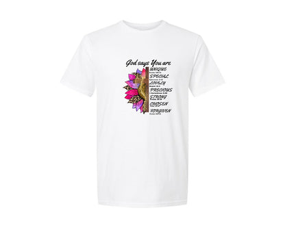 brand:Generic|color:White|god-says-you-are-religious-graphic-t-shirt