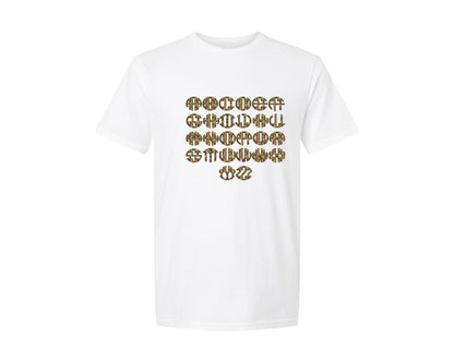 brand:Generic|color:White|mardi-gras-carnival-monogram-graphic-t-shirt