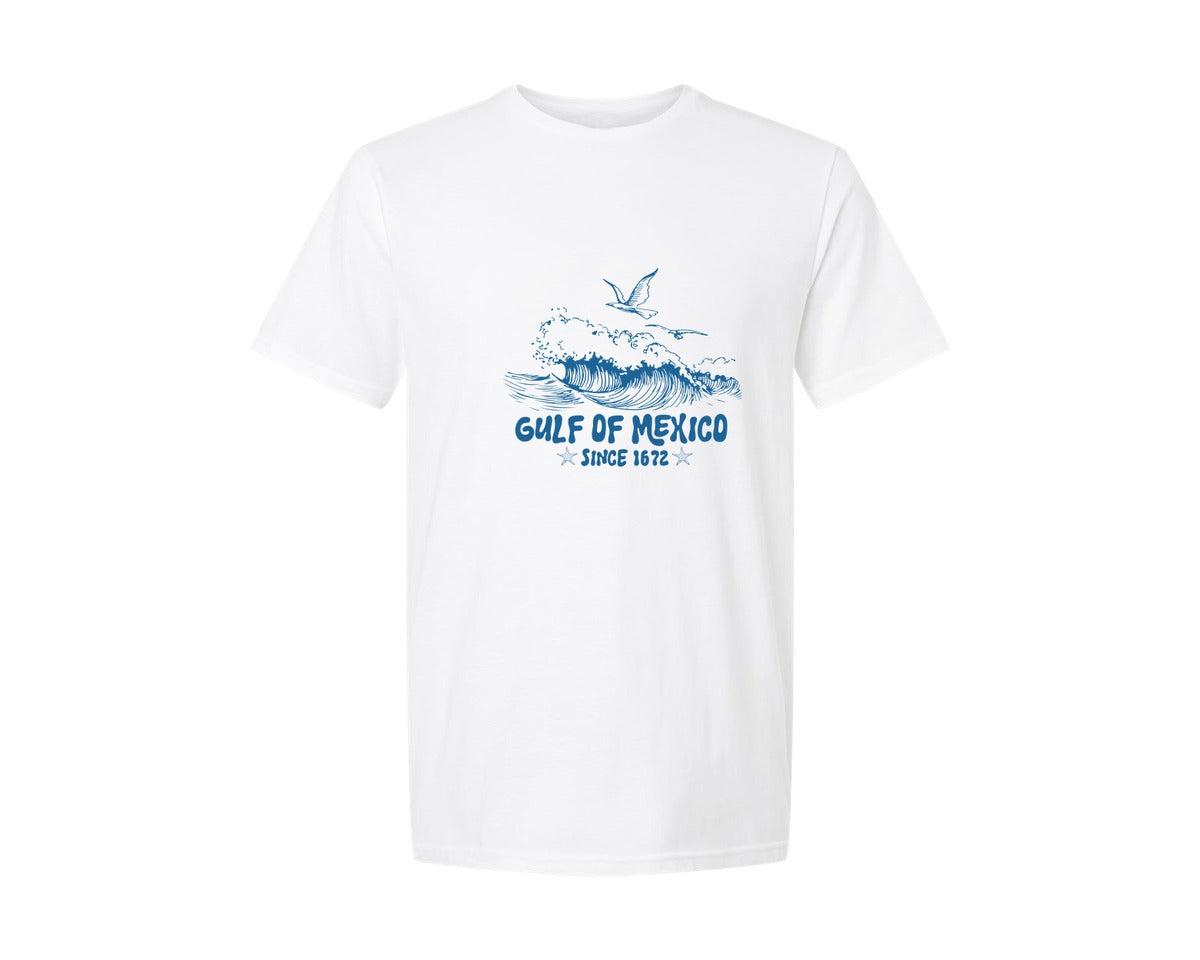 brand:Generic|color:White|vintage-summer-gulf-of-mexico-graphic-t-shirt