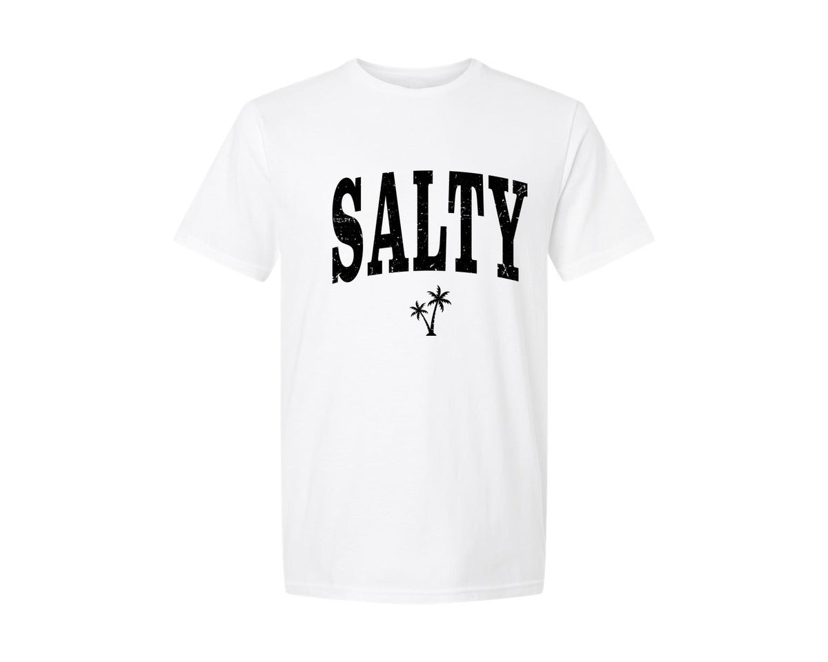 brand:Generic|color:White|salty-summer-beach-vacation-graphic-t-shirt