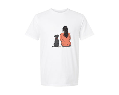 brand:Generic|color:White|girl-and-dogs-best-friends-3-graphic-t-shirt