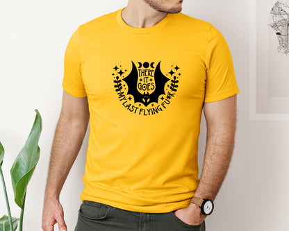 brand:Bella Canvas|color:Gold|There It Goes My Last Flying Fck 3 Graphic T-Shirt