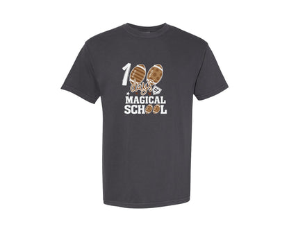 brand:Comfort Colors|color:Graphite|Happy 100 Days Of School T Shirt Design 30 Graphic T-Shirt