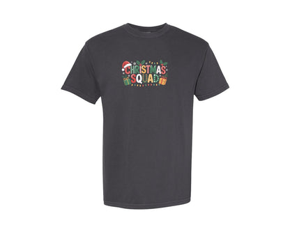 brand:Comfort Colors|color:Graphite|Christmas Squad Christmas Xmas Graphic T-Shirt