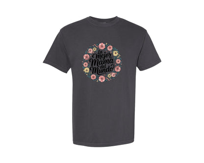 brand:Comfort Colors|color:Graphite|Spanish Mothers Day 5 Graphic T-Shirt