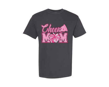 brand:Comfort Colors|color:Graphite|Cheer Mom Cheer Mama Graphic T-Shirt