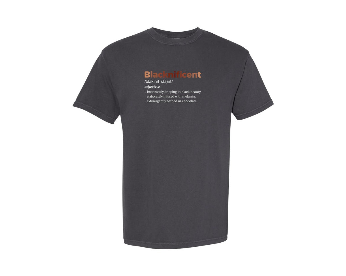 brand:Comfort Colors|color:Graphite|Blacknic Black History Month T Shirt Graphic T-Shirt