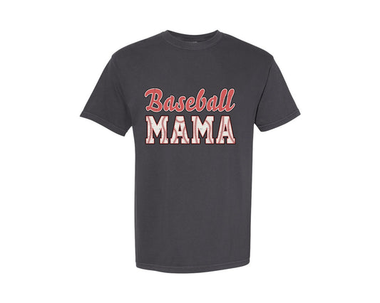 Retro Baseball Mama Dtf Graphic T-Shirt