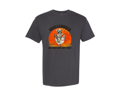 brand:Comfort Colors|color:Graphite|Undiagnosed But Something Aint Right 24 Graphic T-Shirt