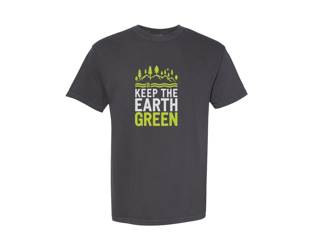 brand:Comfort Colors|color:Graphite|Keep The Earth Green Environment Cute Graphic T-Shirt