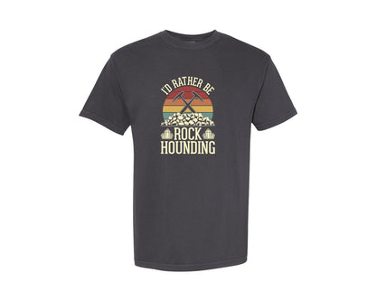 brand:Comfort Colors|color:Graphite|Funny Rock Mineral Collector Geology Graphic T-Shirt