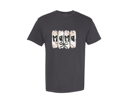 brand:Comfort Colors|color:Graphite|Coquette Baseball Mama 2 Graphic T-Shirt