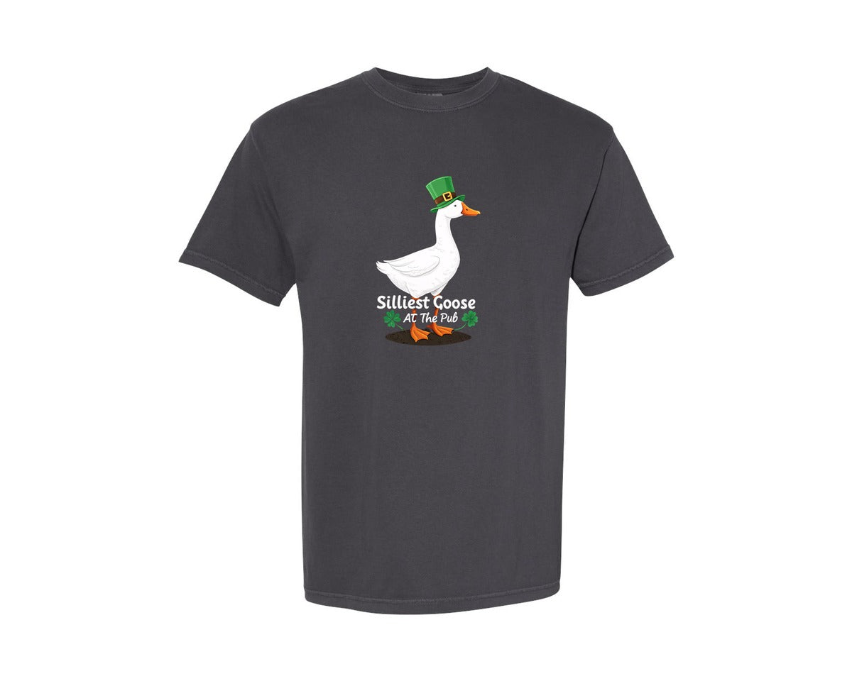 brand:Comfort Colors|color:Graphite|Silly Goose St Patricks Funniest Graphic T-Shirt