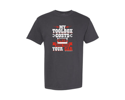 brand:Comfort Colors|color:Graphite|Vintage Engineer Mechanic T Shirt Design 22 Graphic T-Shirt
