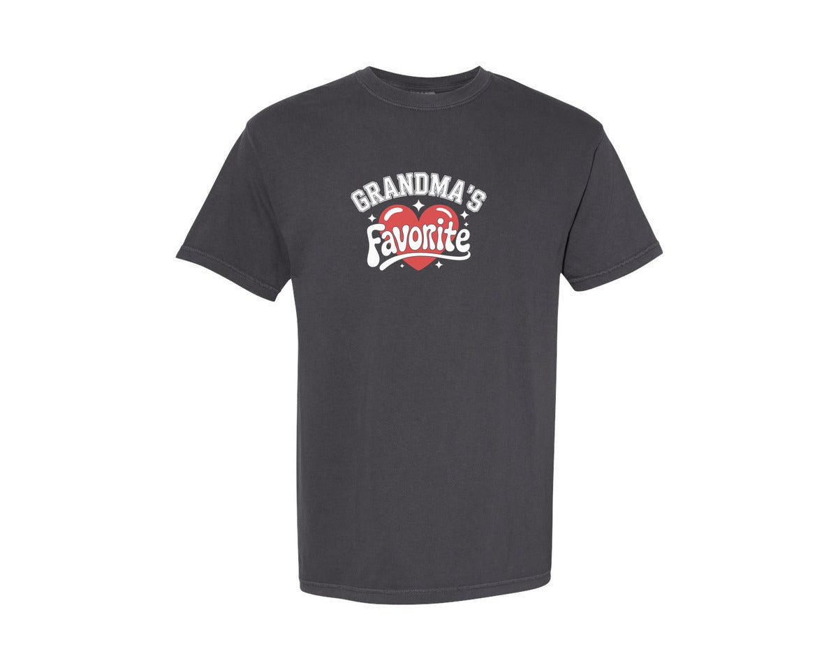 brand:Comfort Colors|color:Graphite|Grandmas Favorite Graphic T-Shirt