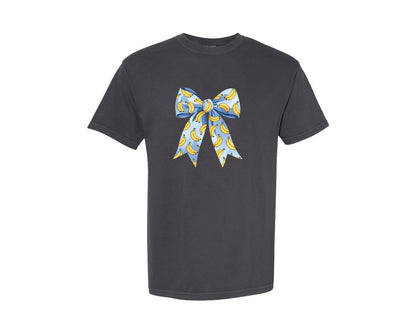 brand:Comfort Colors|color:Graphite|Coquette Banana Bow Graphic T-Shirt