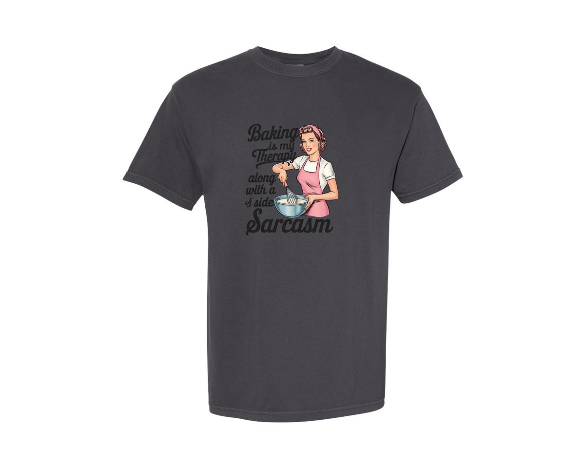 brand:Comfort Colors|color:Graphite|Retro Sarcastic Women Sarcasm Graphic T-Shirt