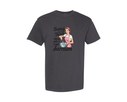 brand:Comfort Colors|color:Graphite|Retro Sarcastic Women Sarcasm Graphic T-Shirt