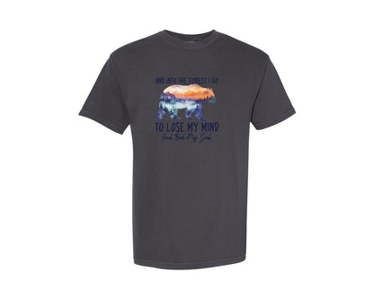 brand:Comfort Colors|color:Graphite|Wildlife Animal Bear Camping Quote Graphic T-Shirt