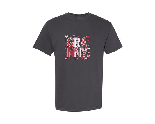 Granny Valentine Coquette Bow Love Graphic T-Shirt